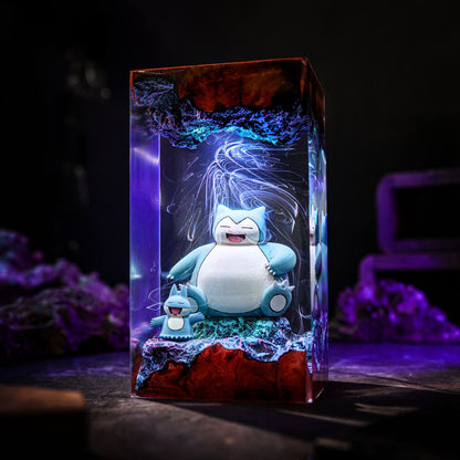Snorlax and Munchlax Pokémon Lamp