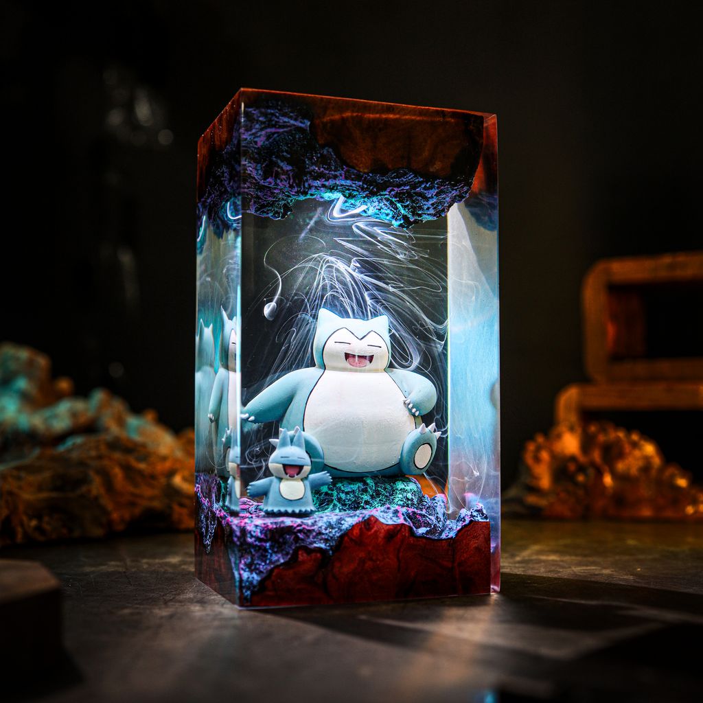 Snorlax and Munchlax Pokémon Lamp