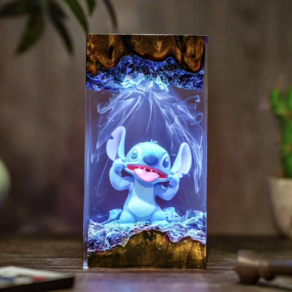 Stitch Epoxy Night Light