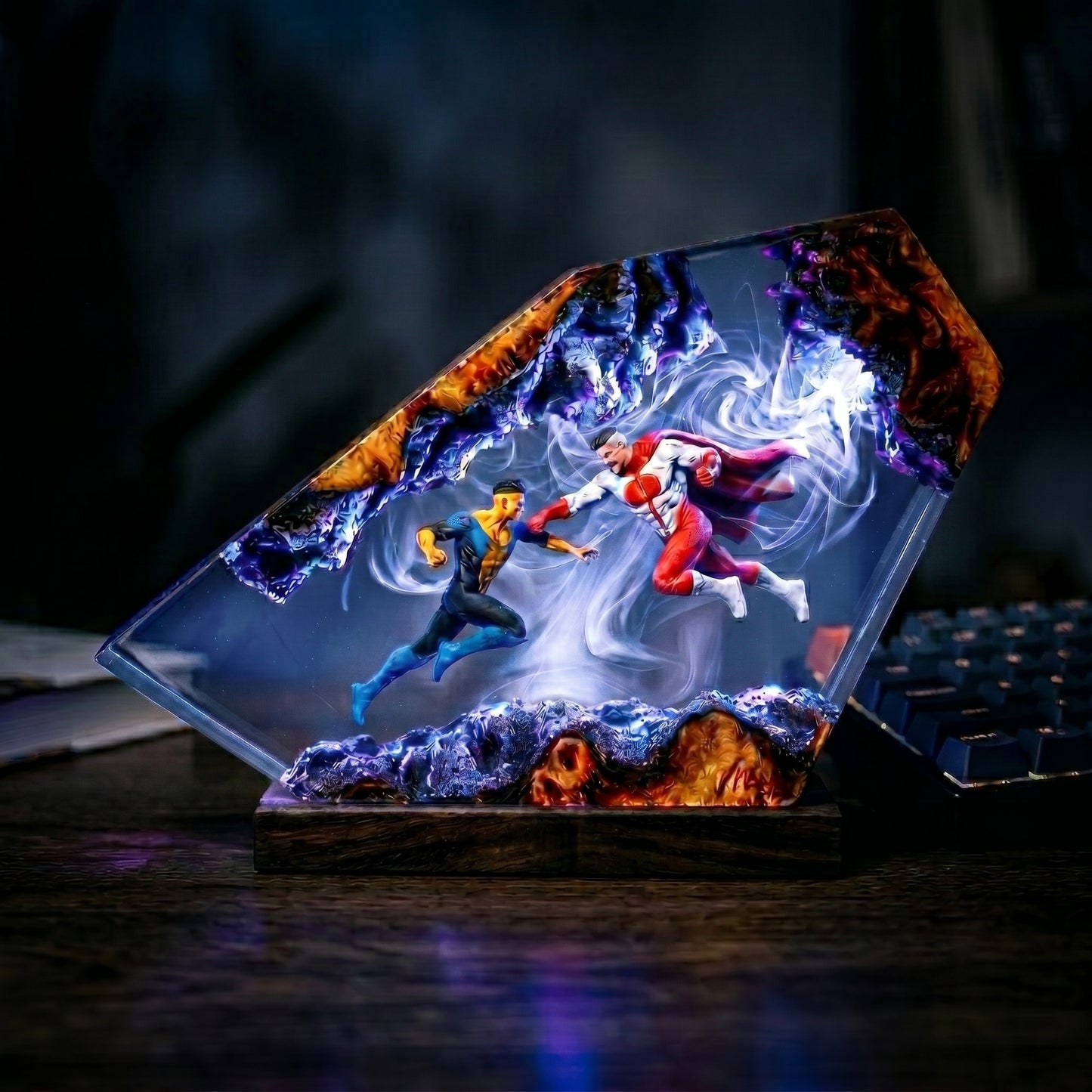 Invincible Mark Grayson Omni-Man Resin Lamp