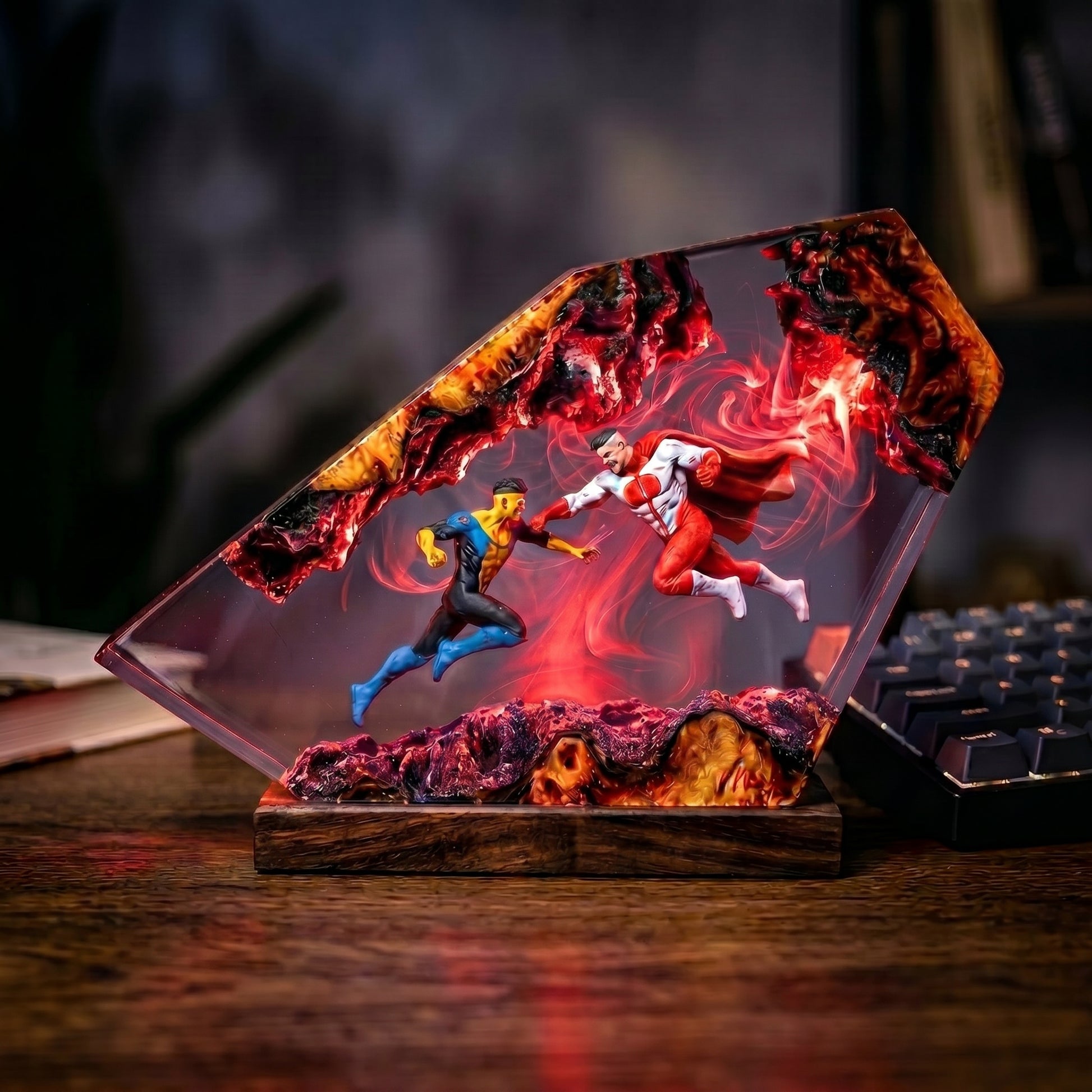 Invincible Mark Grayson Omni-Man Resin Lamp