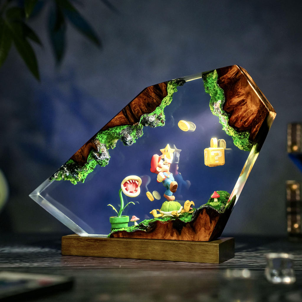 Plumber & Hungry Piranha Plant Lamp