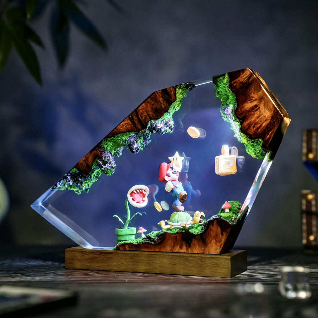 Plumber & Hungry Piranha Plant Lamp