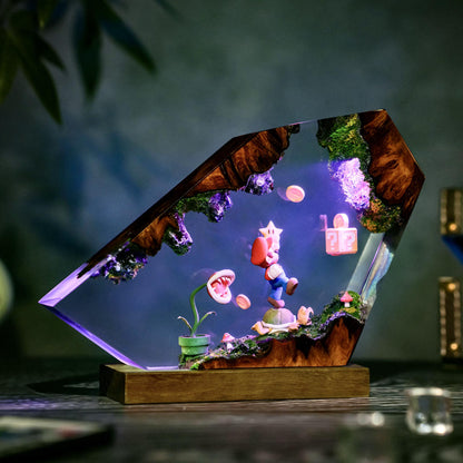 Plumber & Hungry Piranha Plant Lamp