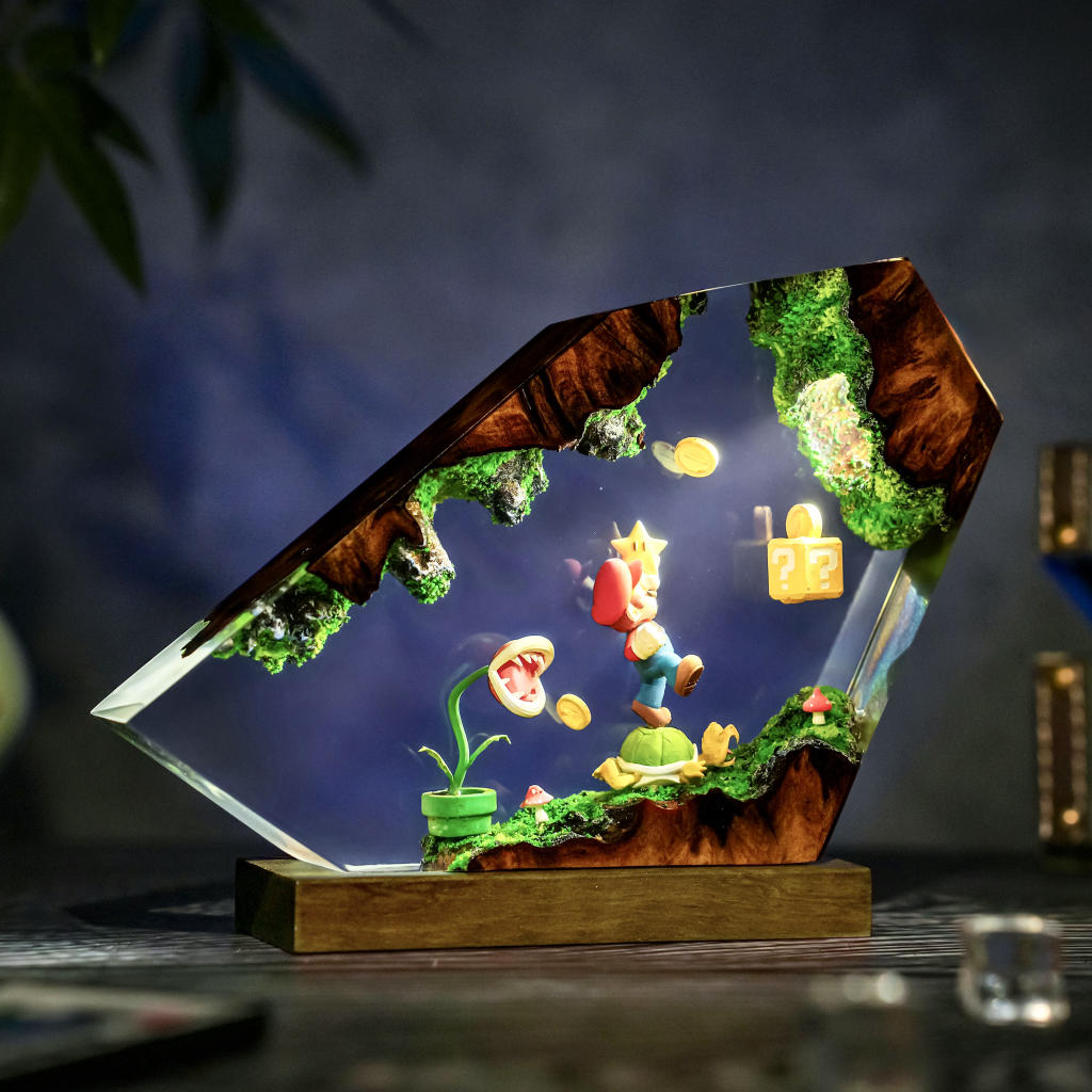 Plumber & Hungry Piranha Plant Lamp
