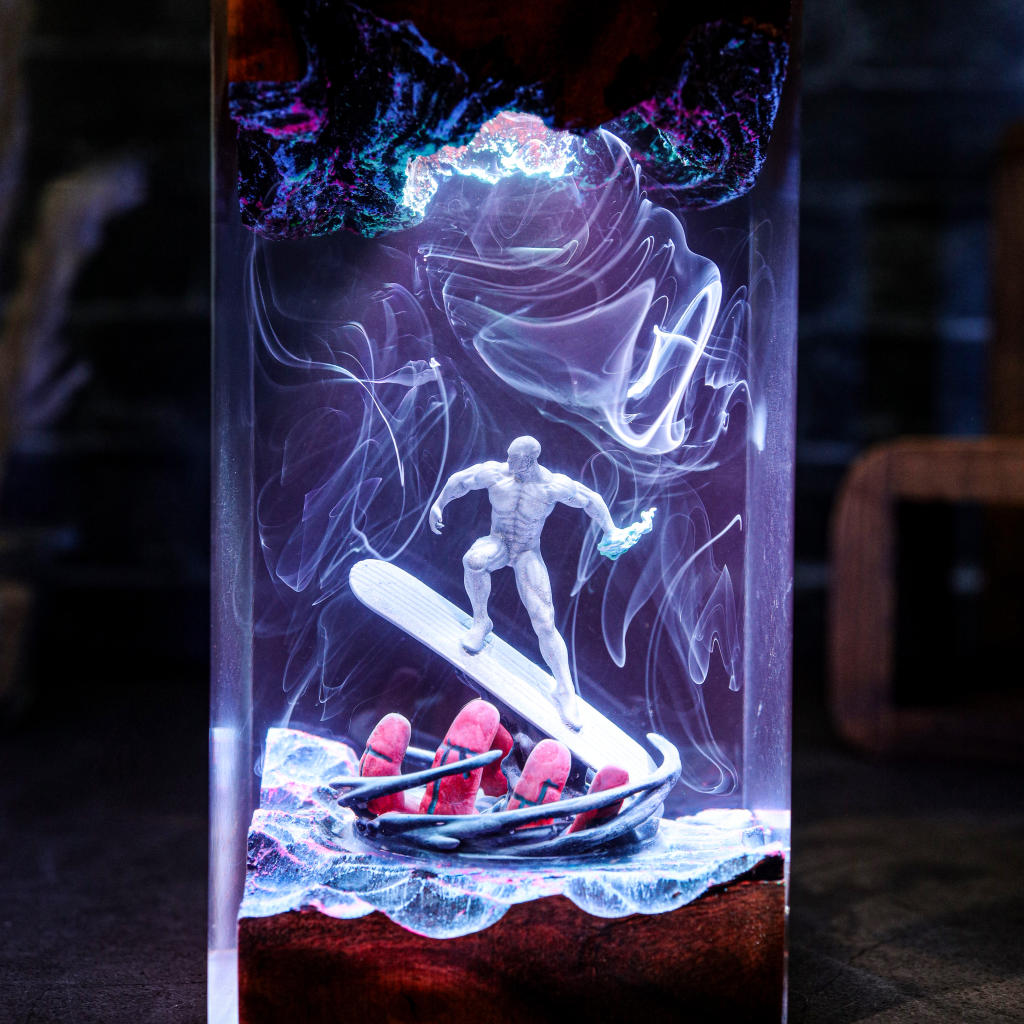 Silver Surfer Fantastic Four Marvel Lamp